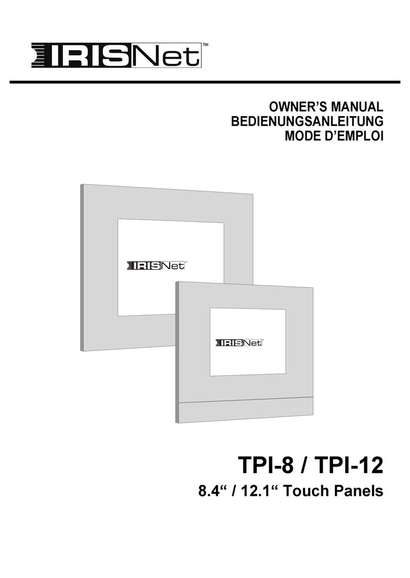 IRIS Net TPI-8 owner's manual