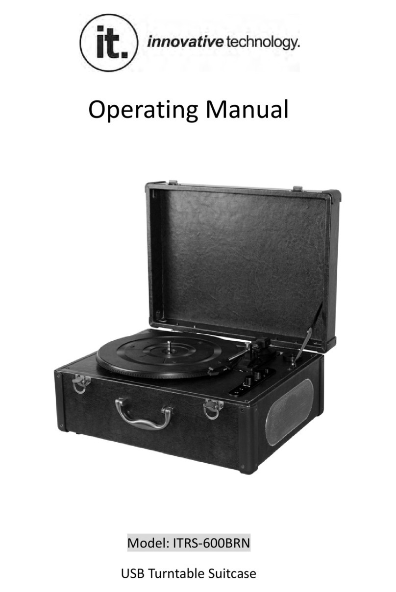 Innovative Technology ITRS-600BRN User manual