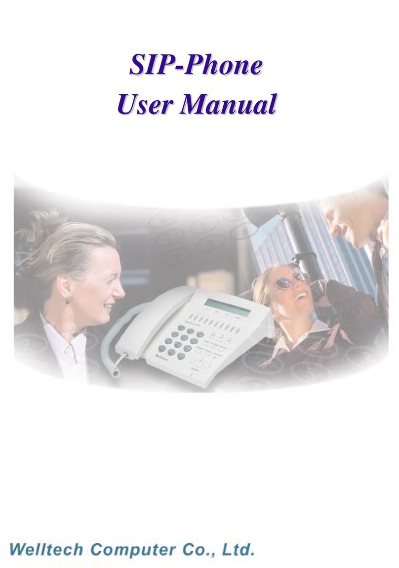WELLTECH SIP-Phone user manual