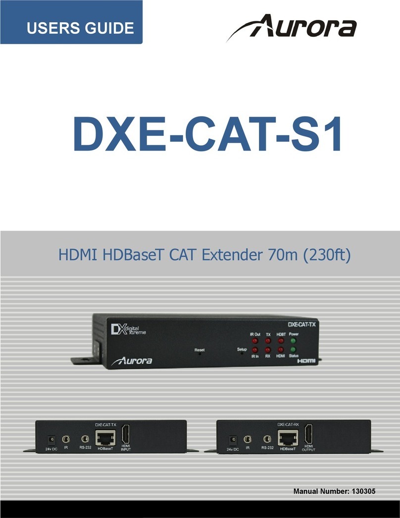 Aurora Multimedia DXE-CAT-S1 user guide