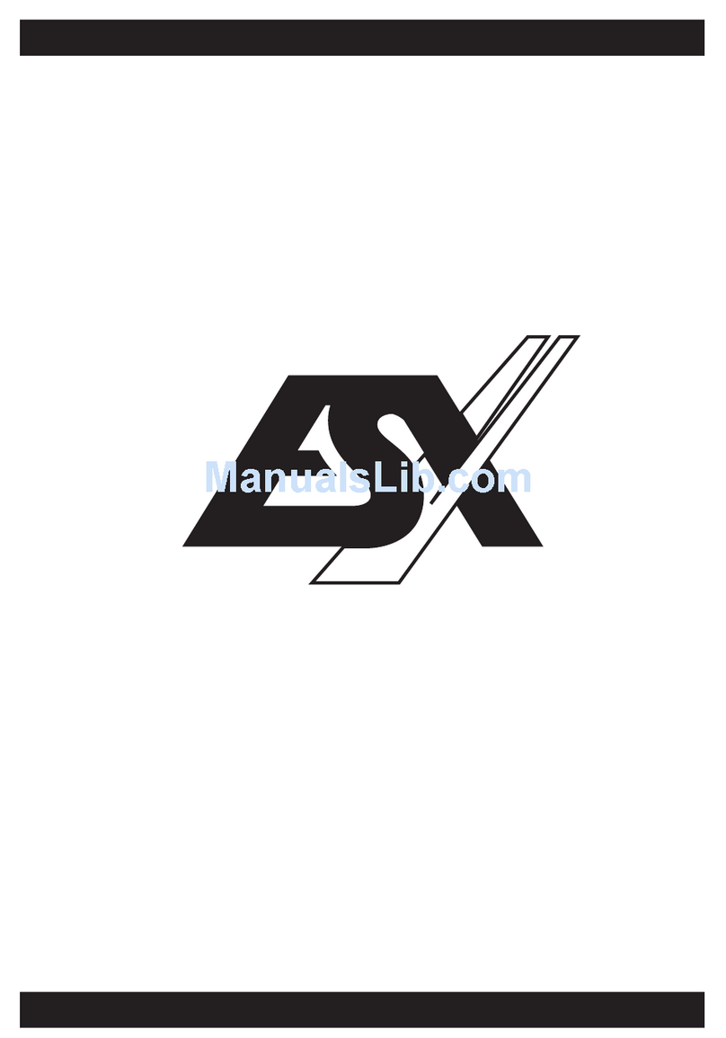 ESX SE1600 owner's manual