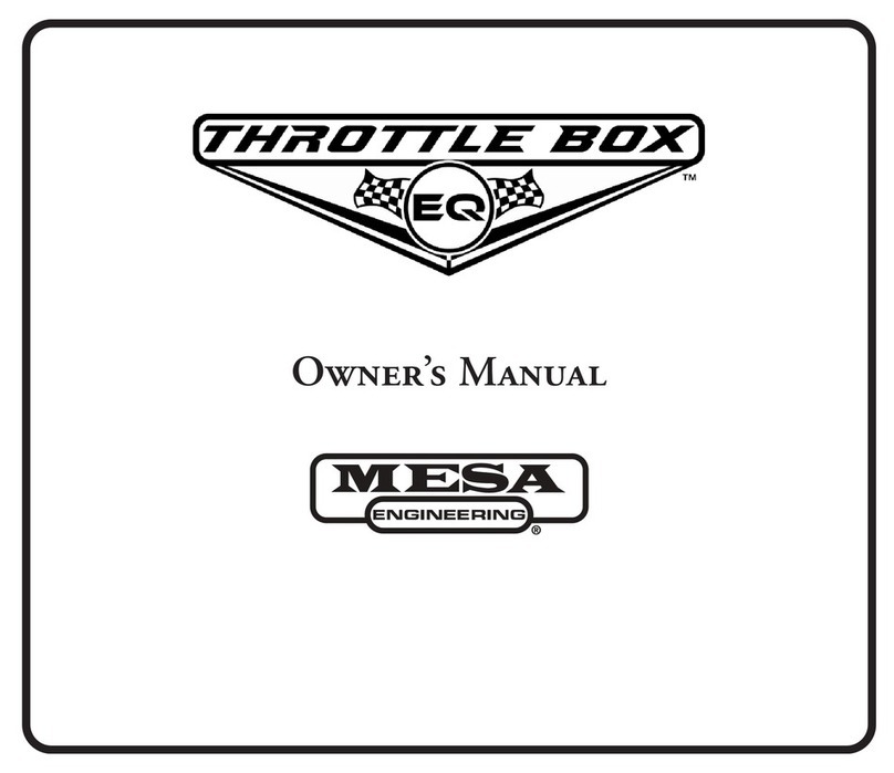 Mesa Throttle Box User manual