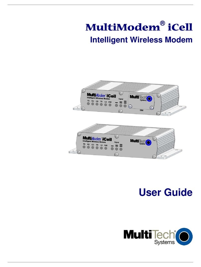 Multitech MultiModem iCell MTCMR-E1 User manual