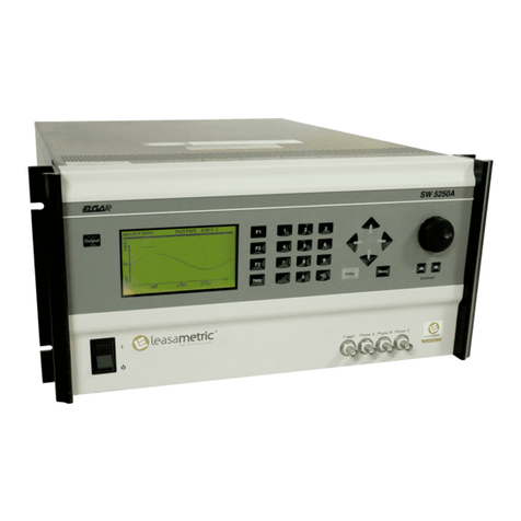 Elgar SmartWave SW5250A Operation manual