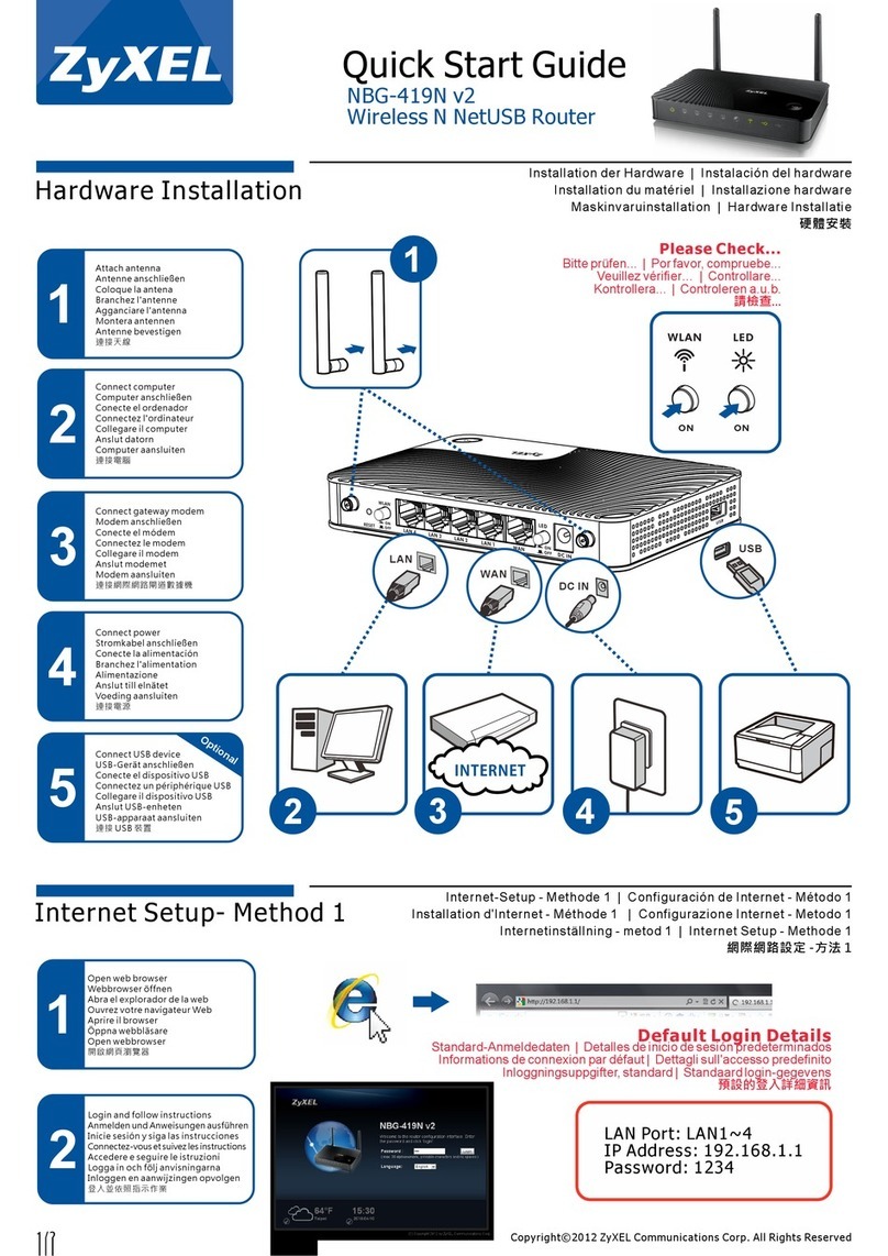 ZyXEL Communications NBG-419N v2 User manual ZyXEL Communications NBG-419N v2 User manual
