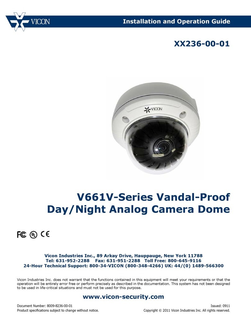 Vicon V661V-Series Operating instructions