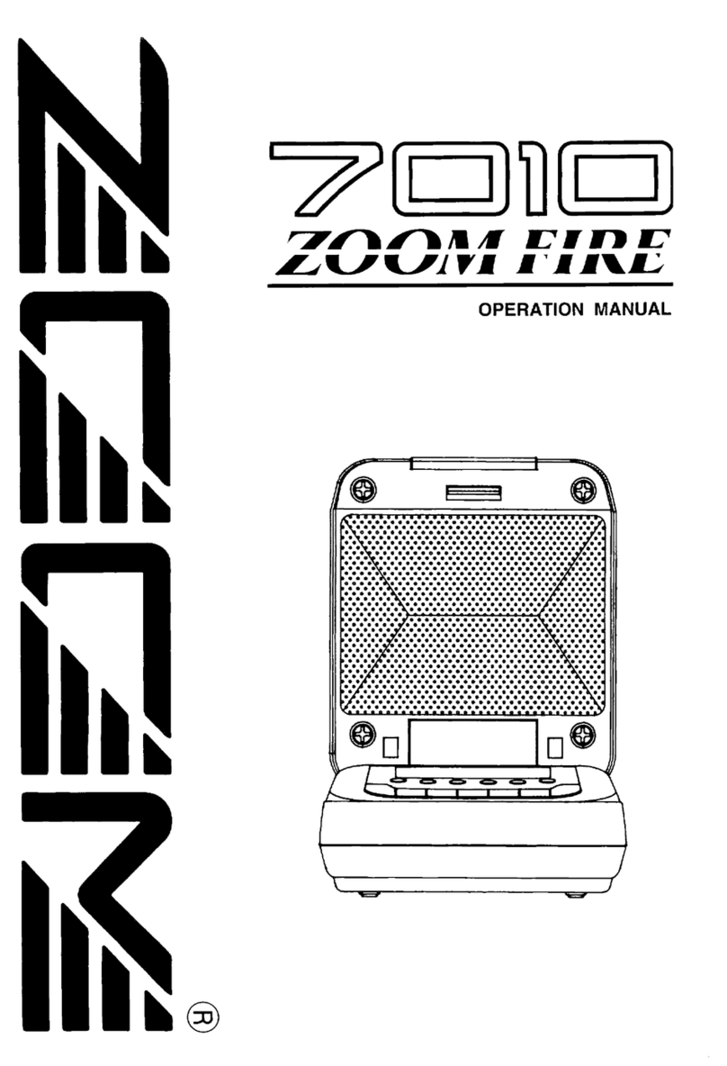 Zoom 7010 Operation manual