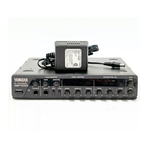 Yamaha GSP100 User manual