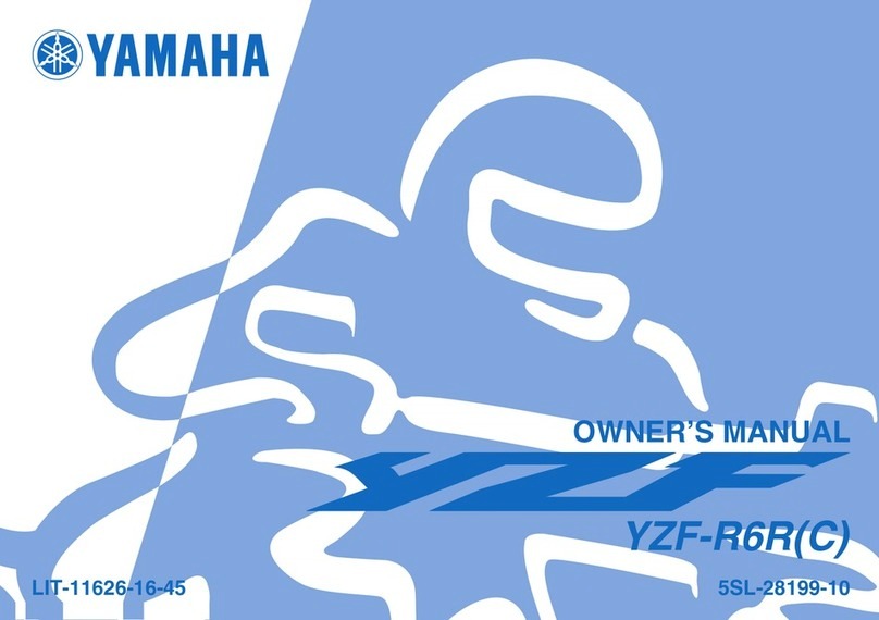 Yamaha YZF-R6R owner's manual