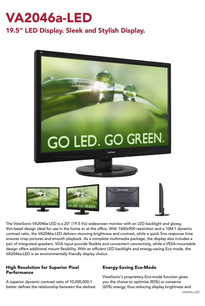 ViewSonic VA2046a-LED User manual