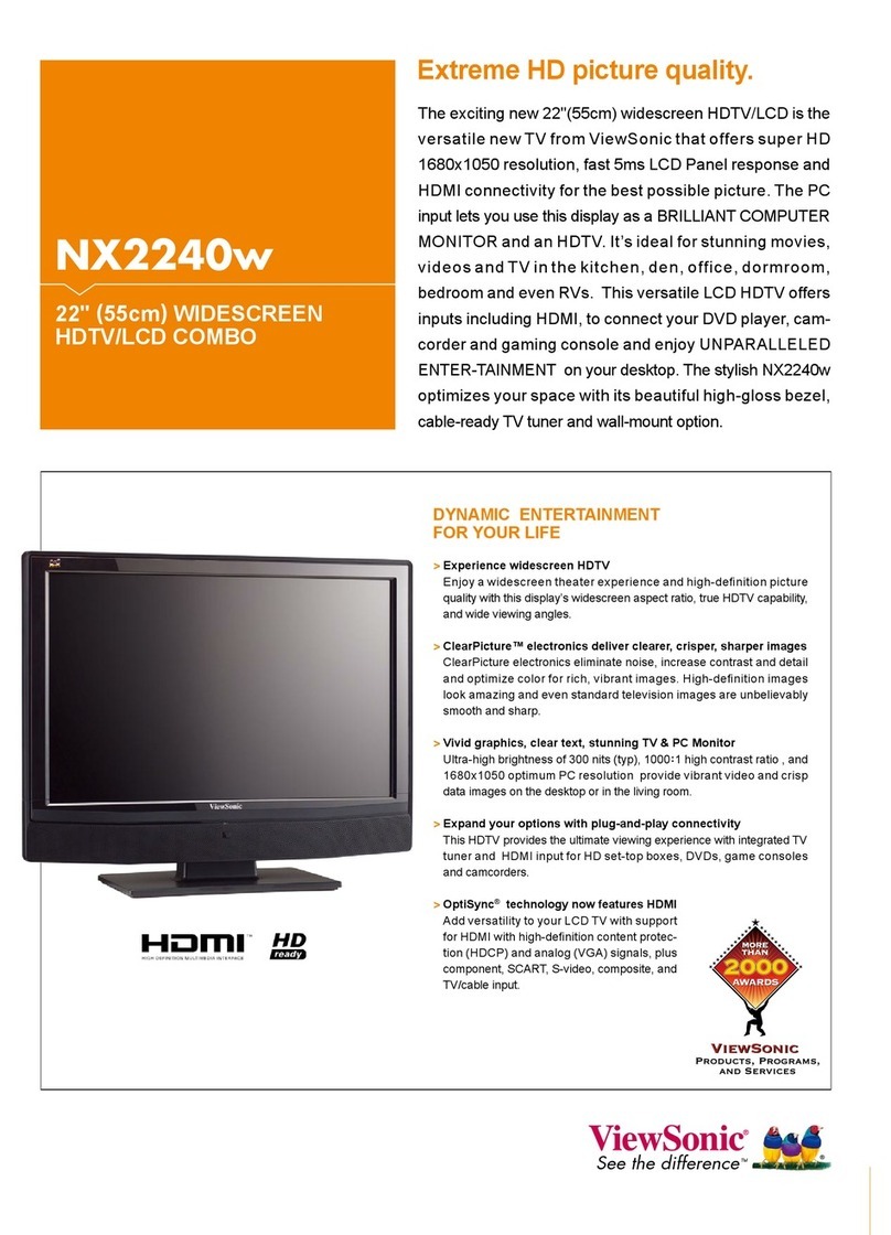 ViewSonic NX2240w User manual