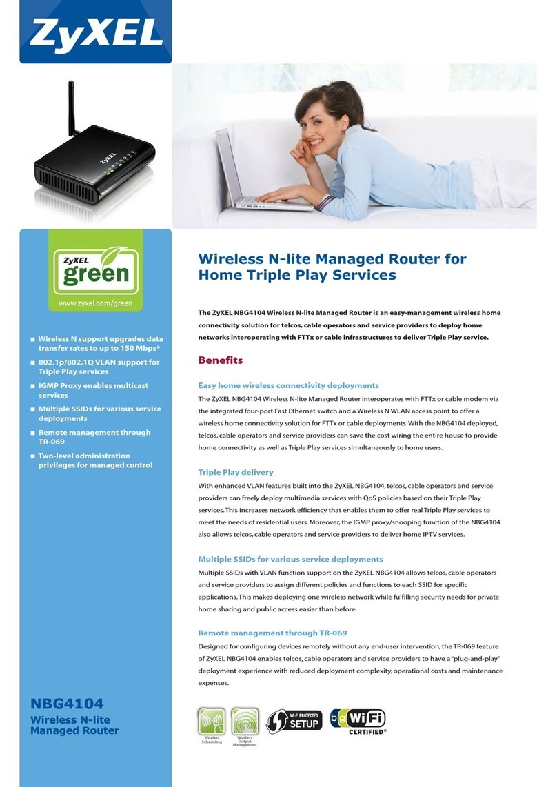ZyXEL Communications NBG4104 User manual