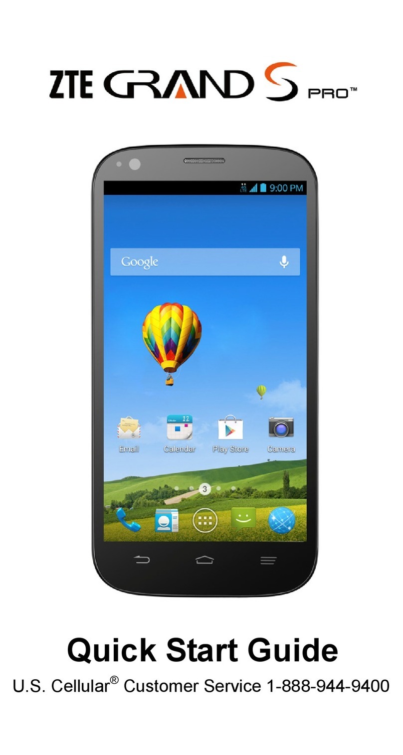 Zte Grand S Pro quick start guide
