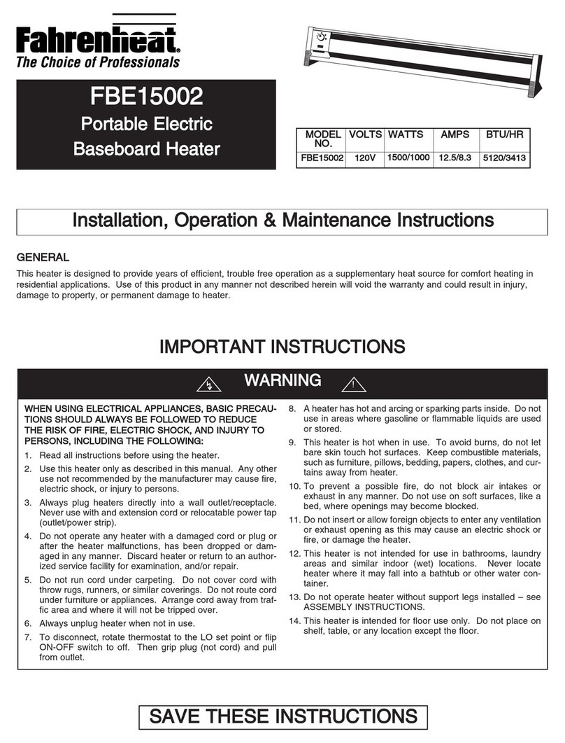 Fahrenheat FBE15002 Guide