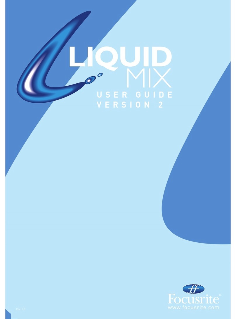 Focusrite Liguid MX User manual