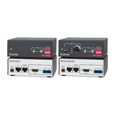 Extron electronics MTP C7 T 15HD RS User manual Extron electronics MTP C7 T 15HD RS User manual