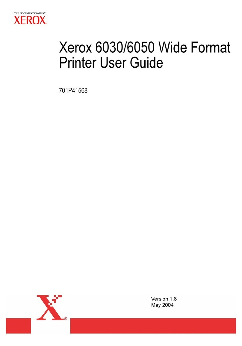 Xerox Wide Format 6030 User manual