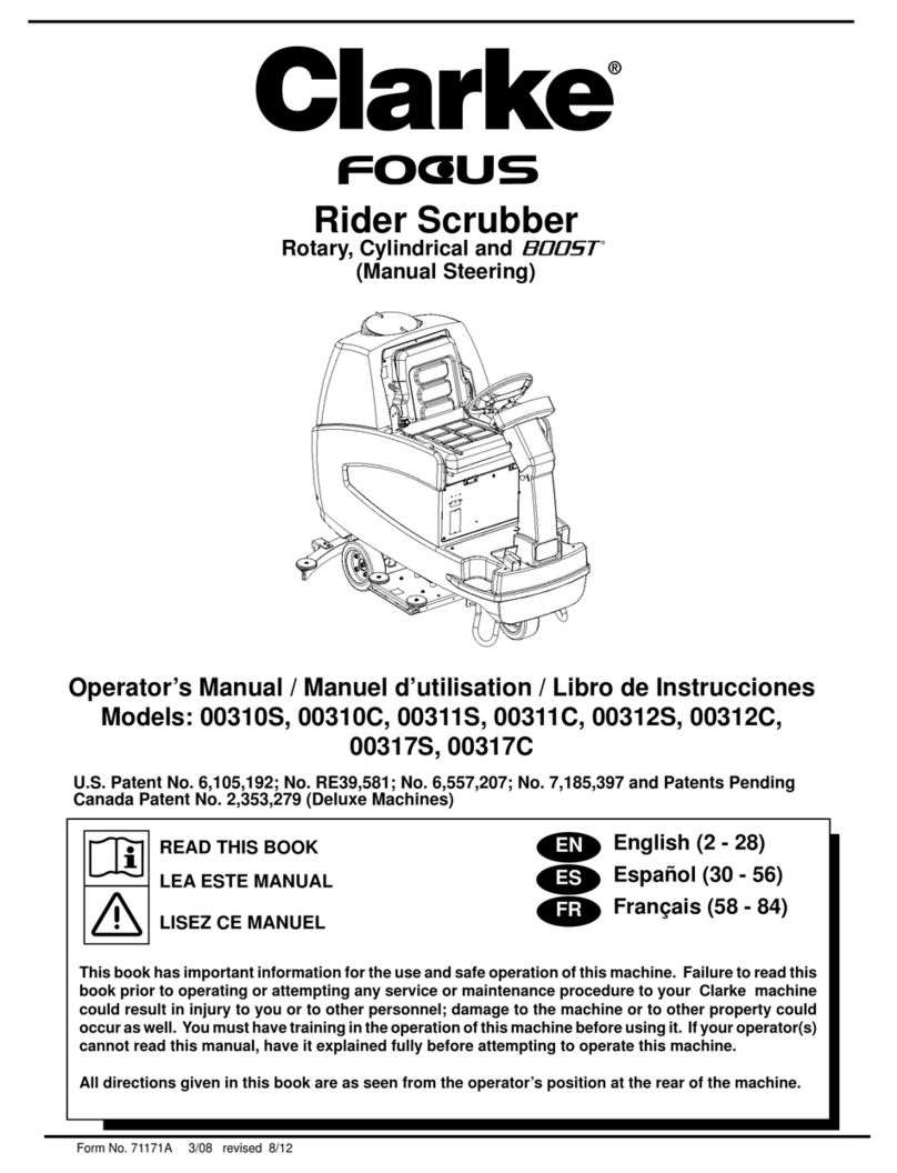 Clarke FOCUS 00310S User manual
