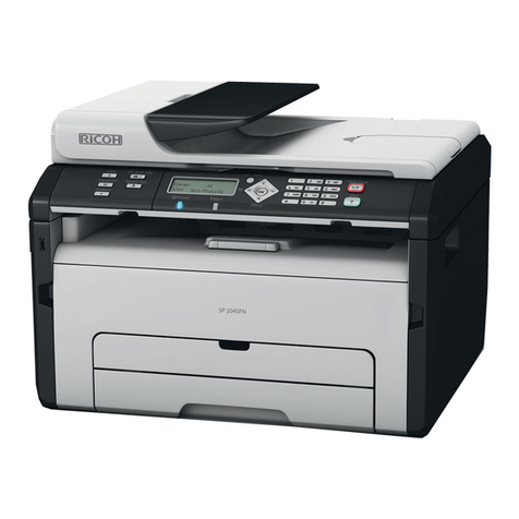 Ricoh SP204SF User manual