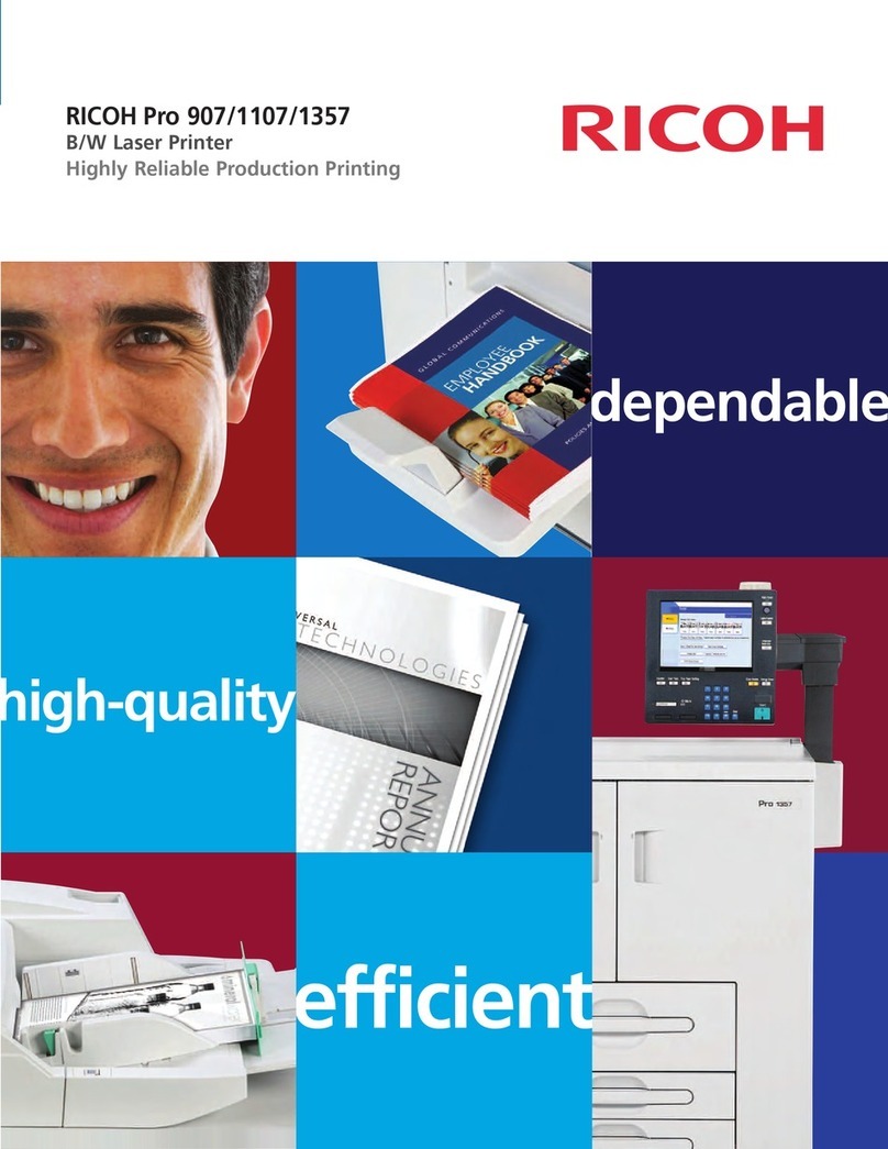 Ricoh Pro 1107 User manual