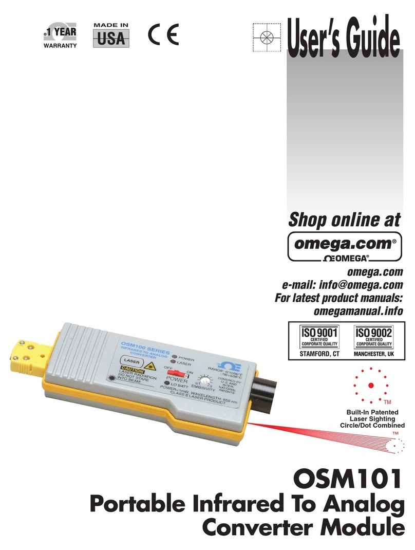 Omega OSM101 User manual
