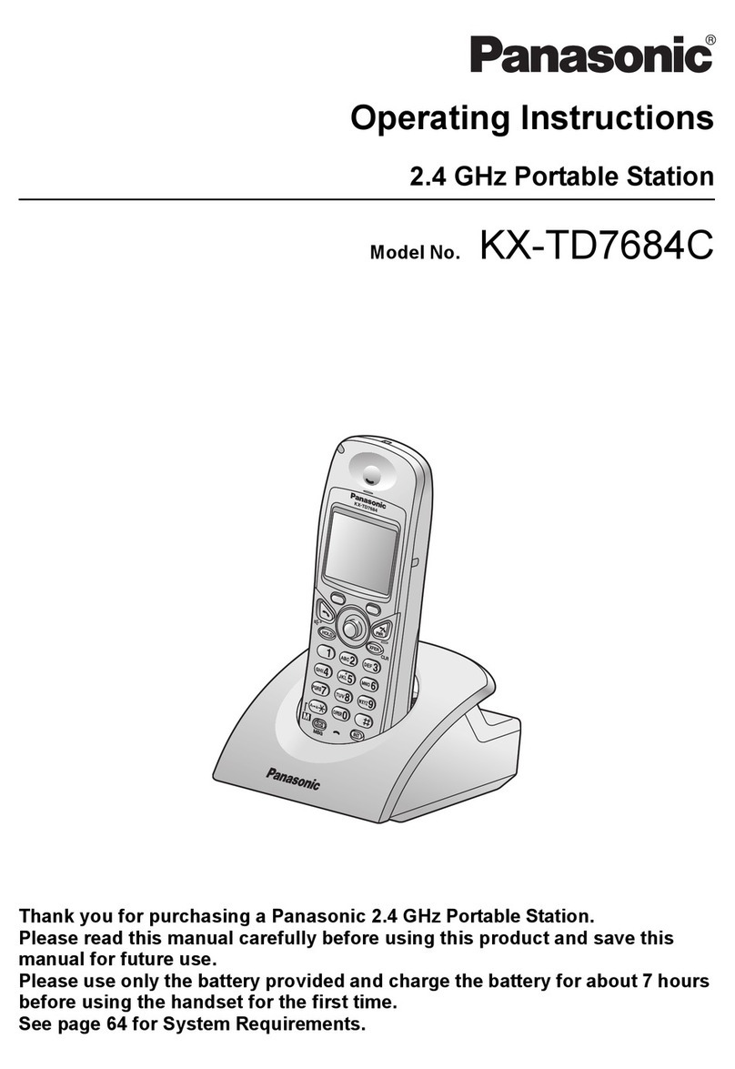 Panasonic KX-TD7684C User manual