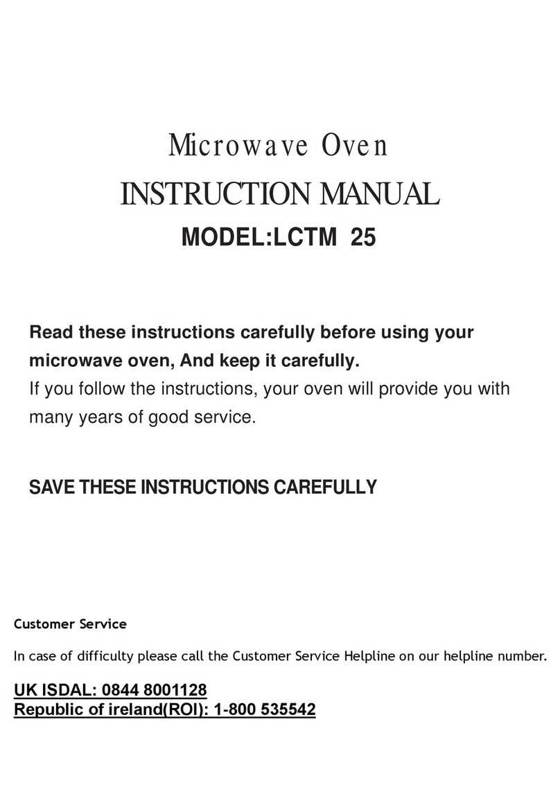 Prima Appliance Care LCTM 25 instruction manual