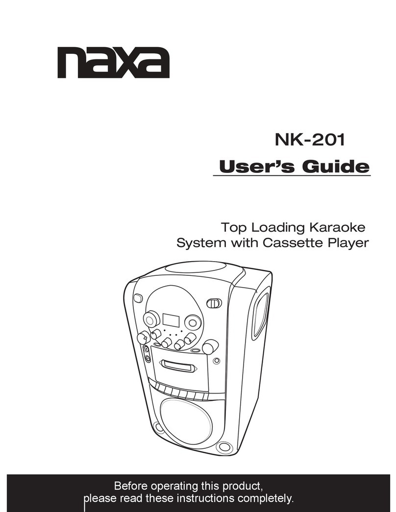 Naxa NK-201 User manual