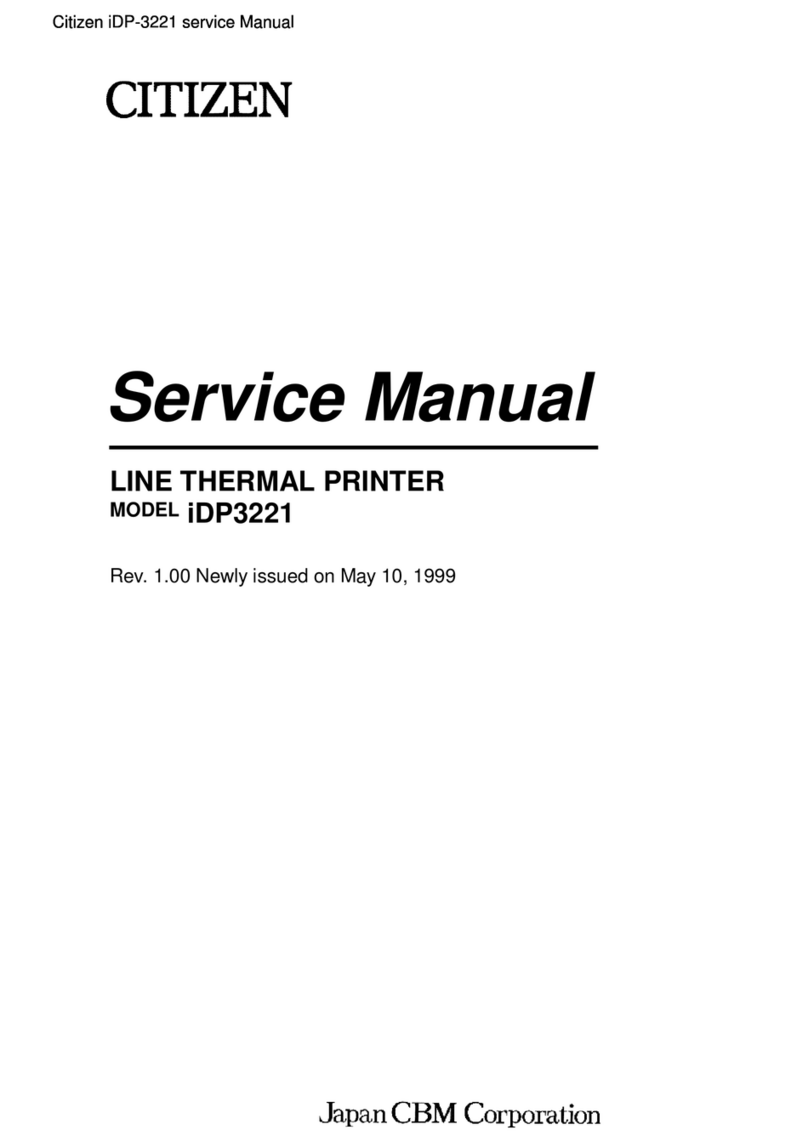 Citizen iDP-3221 Series User manual