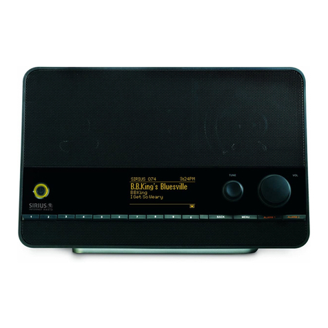 Sirius Satellite Radio TTR1C User manual