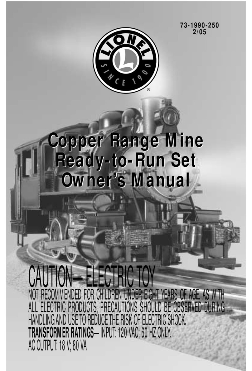 Lionel Copper Range MineReady-to-Run Set owner's manual