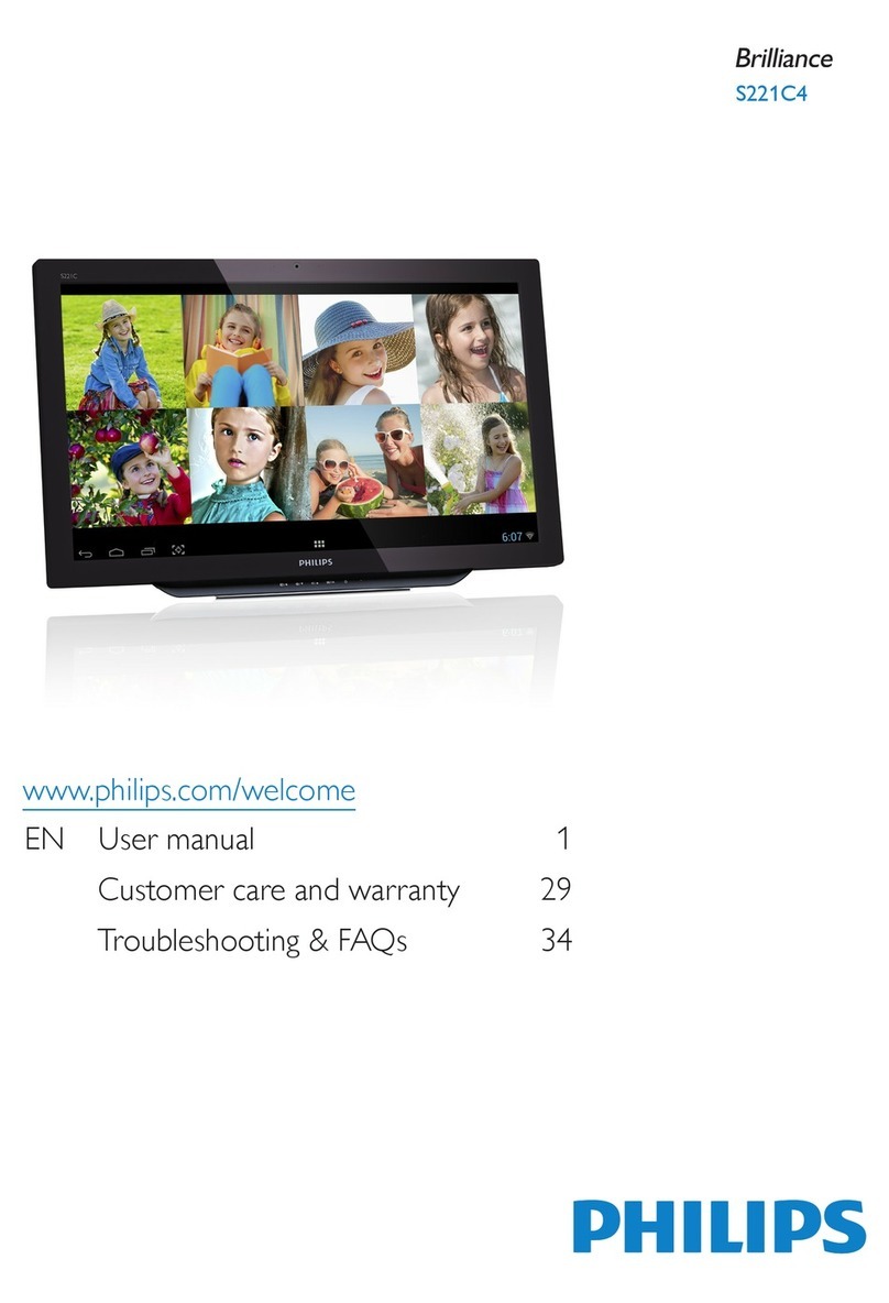 Philips Brilliance S221C4 User manual