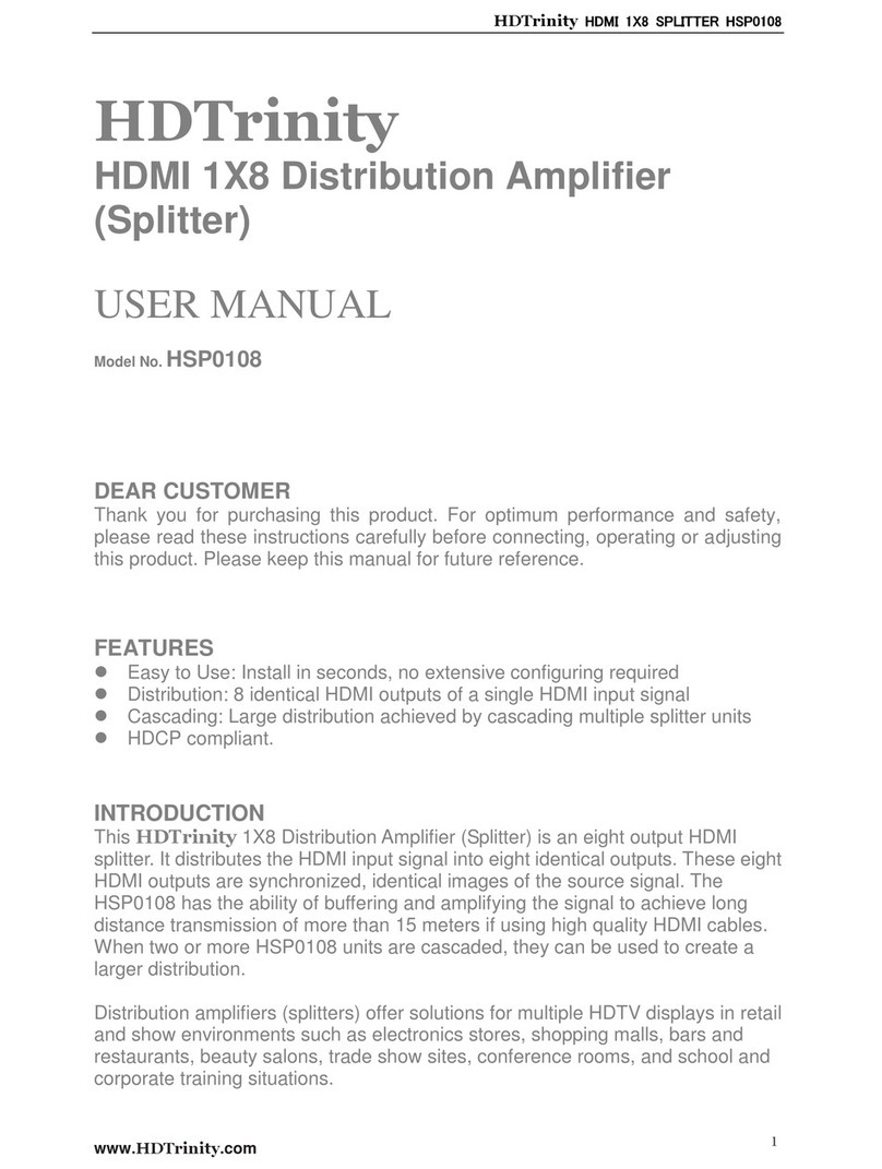 HDTrinity HSP0108 user manual