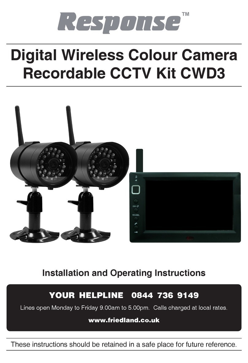 Response CWD3 Installation and operating instructions