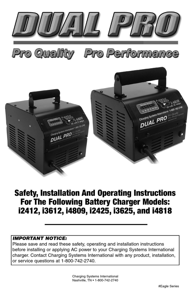Charging Systems International i-2412 Safety, installation and operating instructions