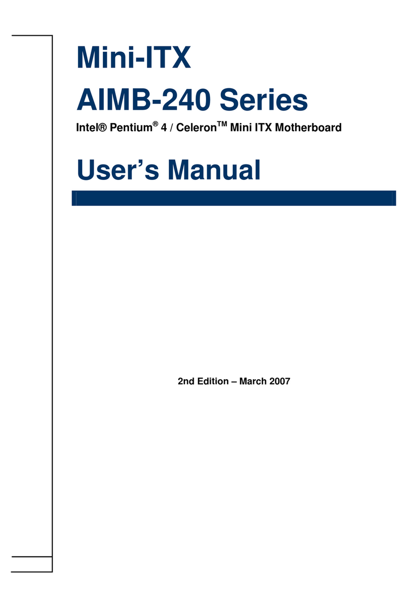 Advantech AIMB-240 Series User manual
