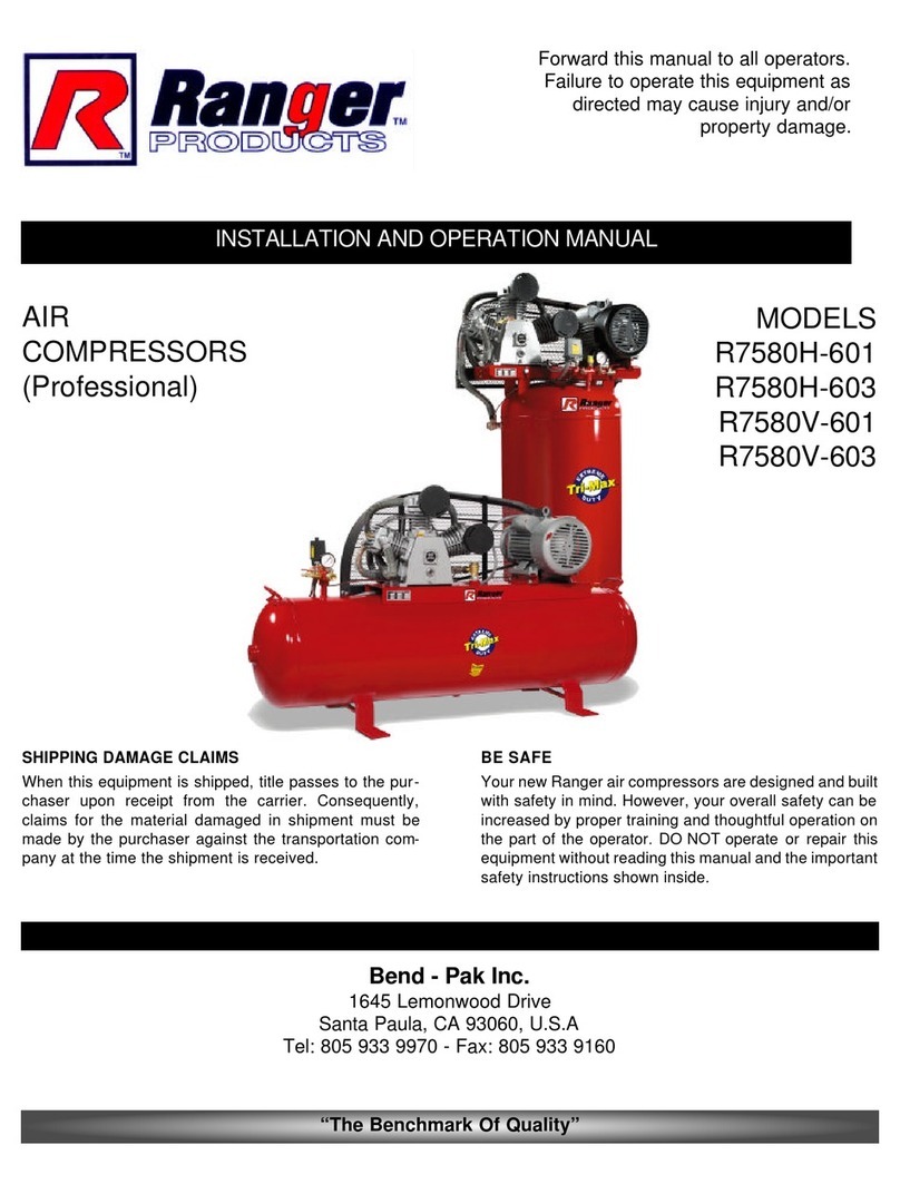 Ranger Products R7580H-601 User manual