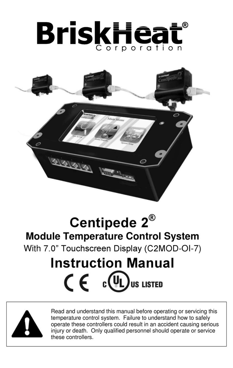 BriskHeat Centipede 2 User manual