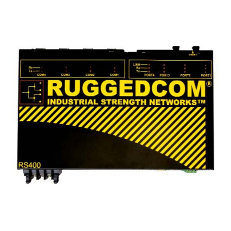 RuggedCom RuggedServer RS400 User manual
