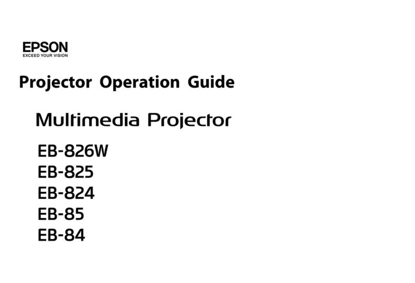 Epson EB-826W User manual