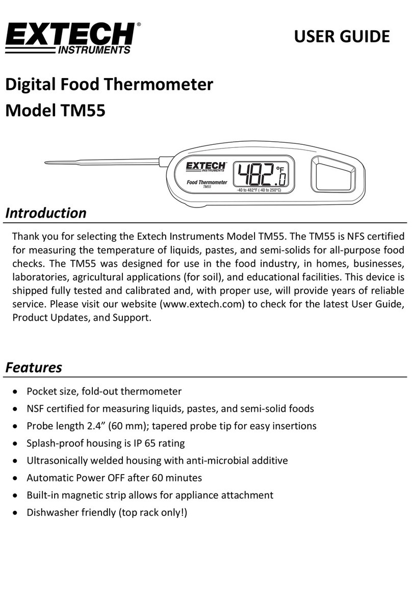 Extech Instruments TM55 User manual