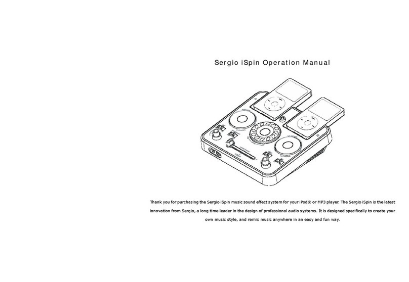 Sergio iSpin Operation manual