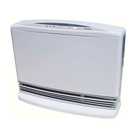 Paloma PJC-W13F Customer installation and operating instructions