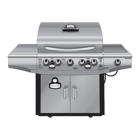 Brinkmann 5 Burner Gas Grill with Smoker User manual