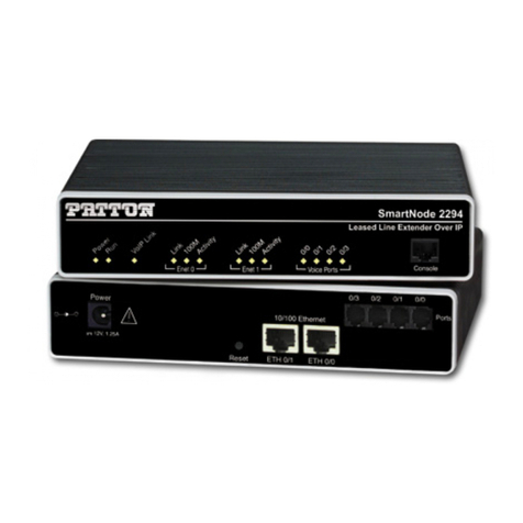 Patton SmartNode 2290 Series User manual