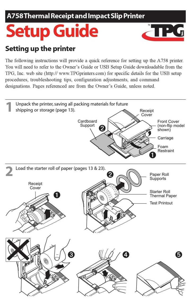 TPG A758 User manual