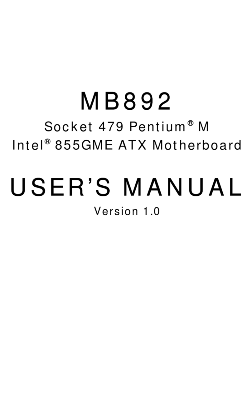 IBASE Technology MB892 User manual