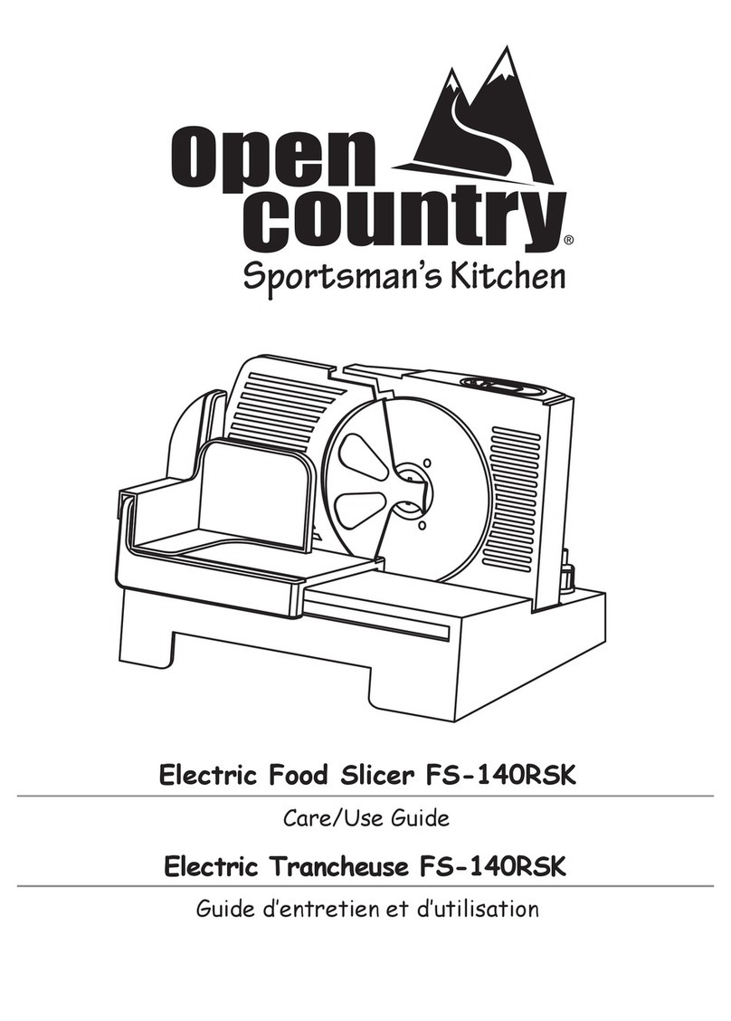 Open Country FS-140RSK Care/use guide
