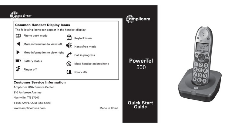 Amplicom PowerTel 500 User manual