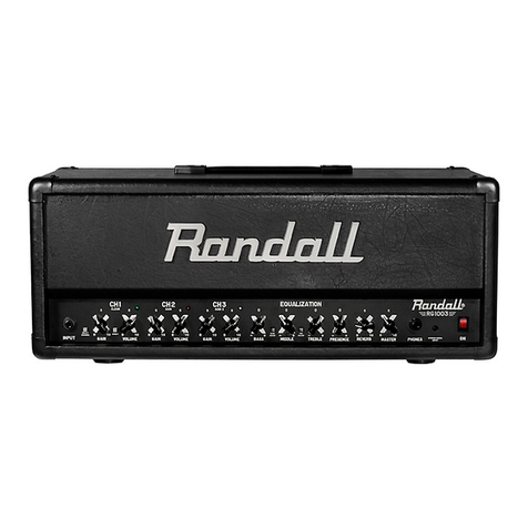 Randall RG1003H User manual
